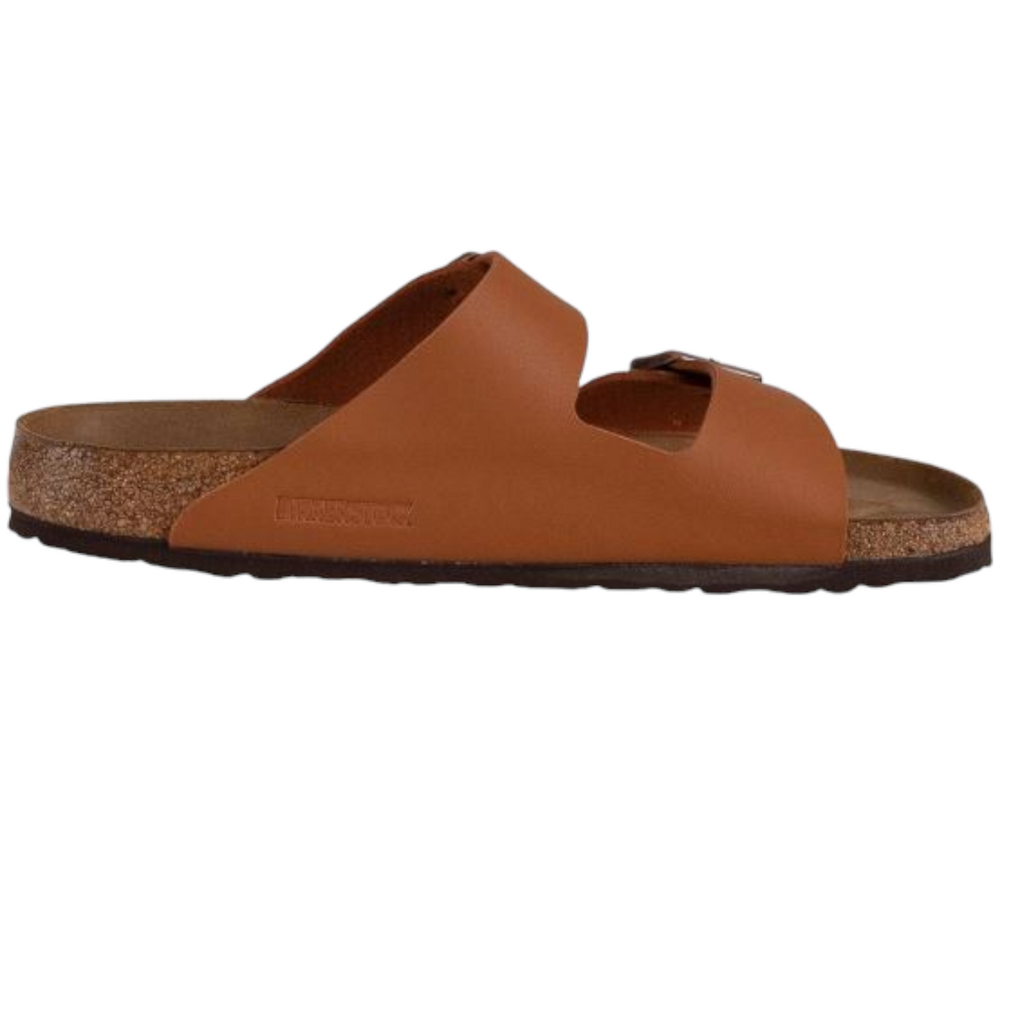 BIRKENSTOCK Men's Arizona Soft Footbed Two Strap Sandals Ginger Brown Size 9