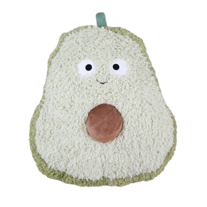 Avocado Plush Fruit Vegetable Hugging Throw Pillow Green Foodie Toy 16"