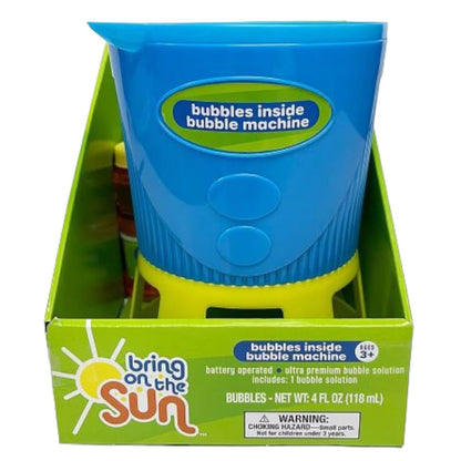 Bubble Blower Machine Summer Outdoor Toy Bubbles Included Battery Operated 3+