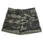 Social Standard Womens Utility Shorts Relaxed Fit Camo Roll Tab Cuff S L XXL