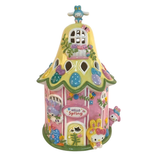Blue Sky Clayworks Hello Kitty and Friends Easter Candle House, Home & Kitchen Accessories, Ceramic, 23271