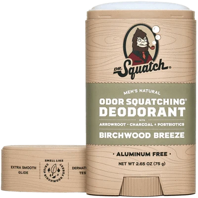 Dr. Squatch Birchwood Breeze Natural Odor Squatching Deodorant 2.65 oz - Sammi's Attic