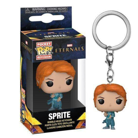 FUNKO POP! Pocket Keychain Marvel Eternals - Sprite Vinyl Toy Figure Bobble Head
