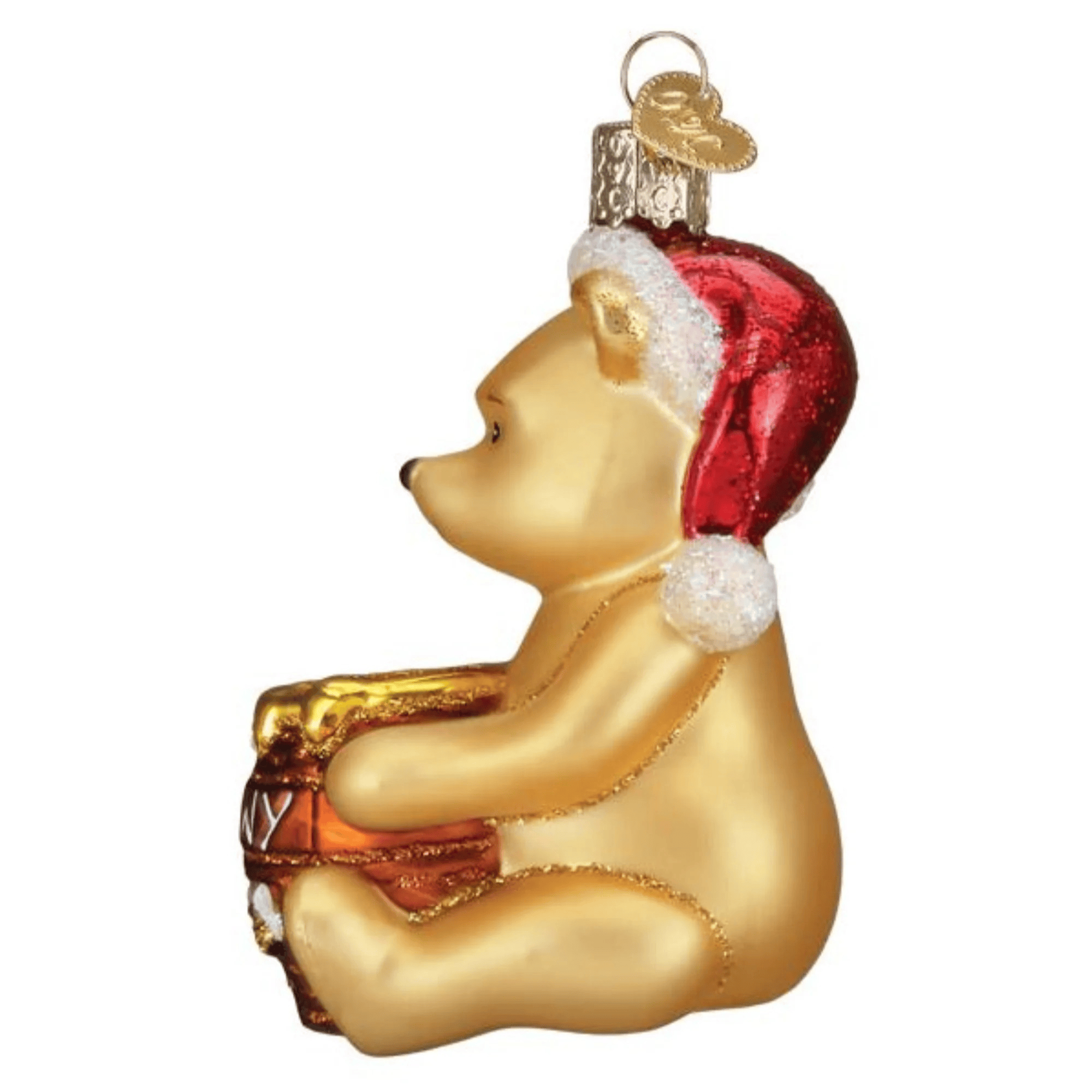 Old World Christmas Blown Glass Ornament for Christmas Tree, Winnie The Pooh 3.75 Inch - Sammi's Attic