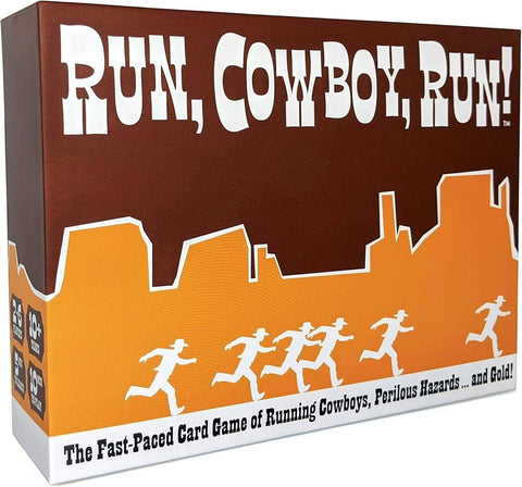 Run Cowboy Run Fast-Paced Card Game of Running Cowboys, Perilous Hazzard 10+ - Sammi's Attic