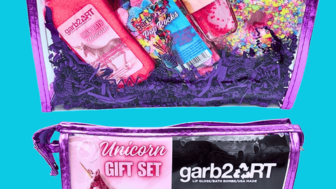 garb2ART Unicorn Bath Bomb And Fizz Gift Set